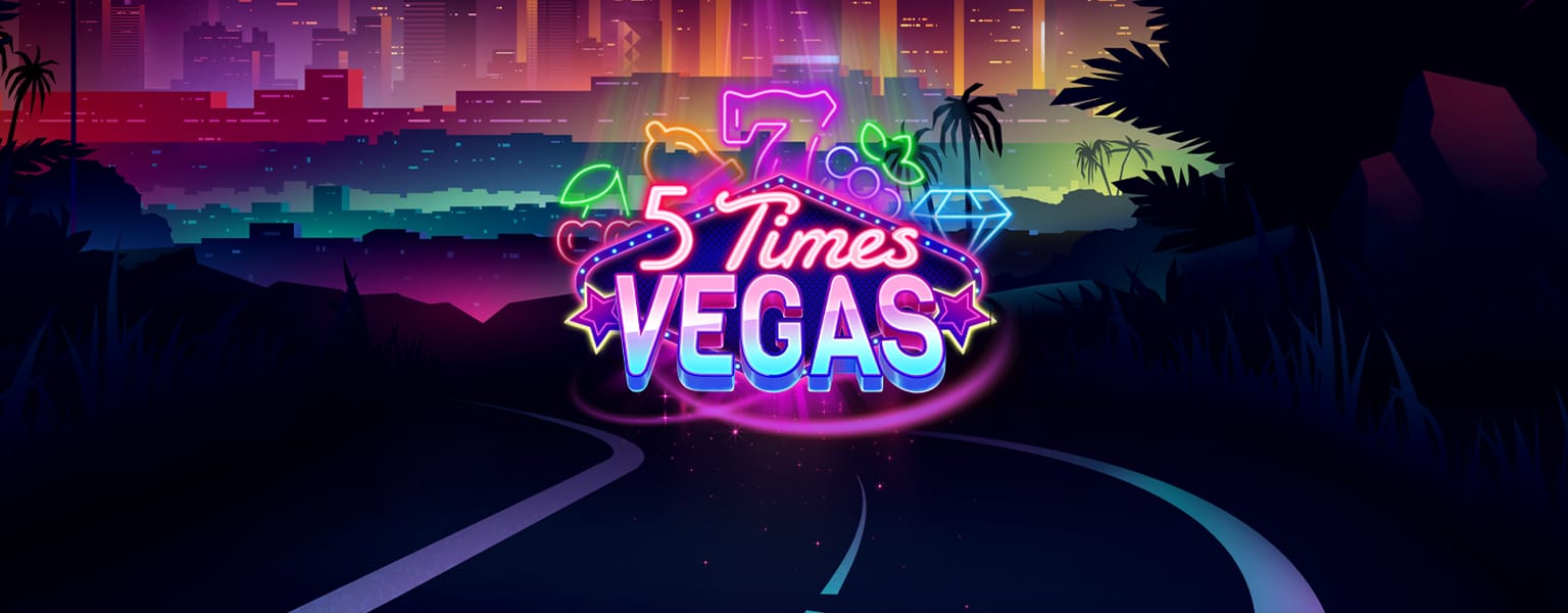 5 times vegas banner