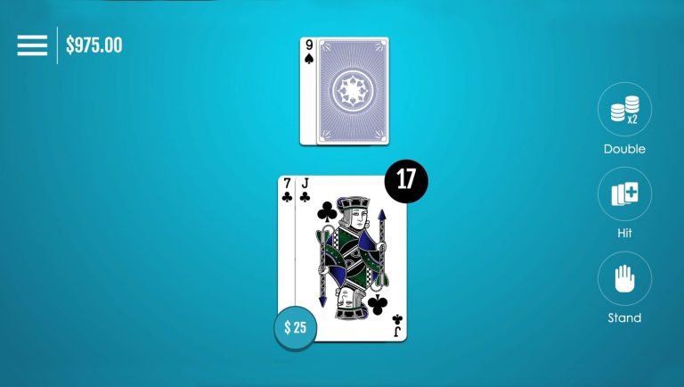 double deck blackjack