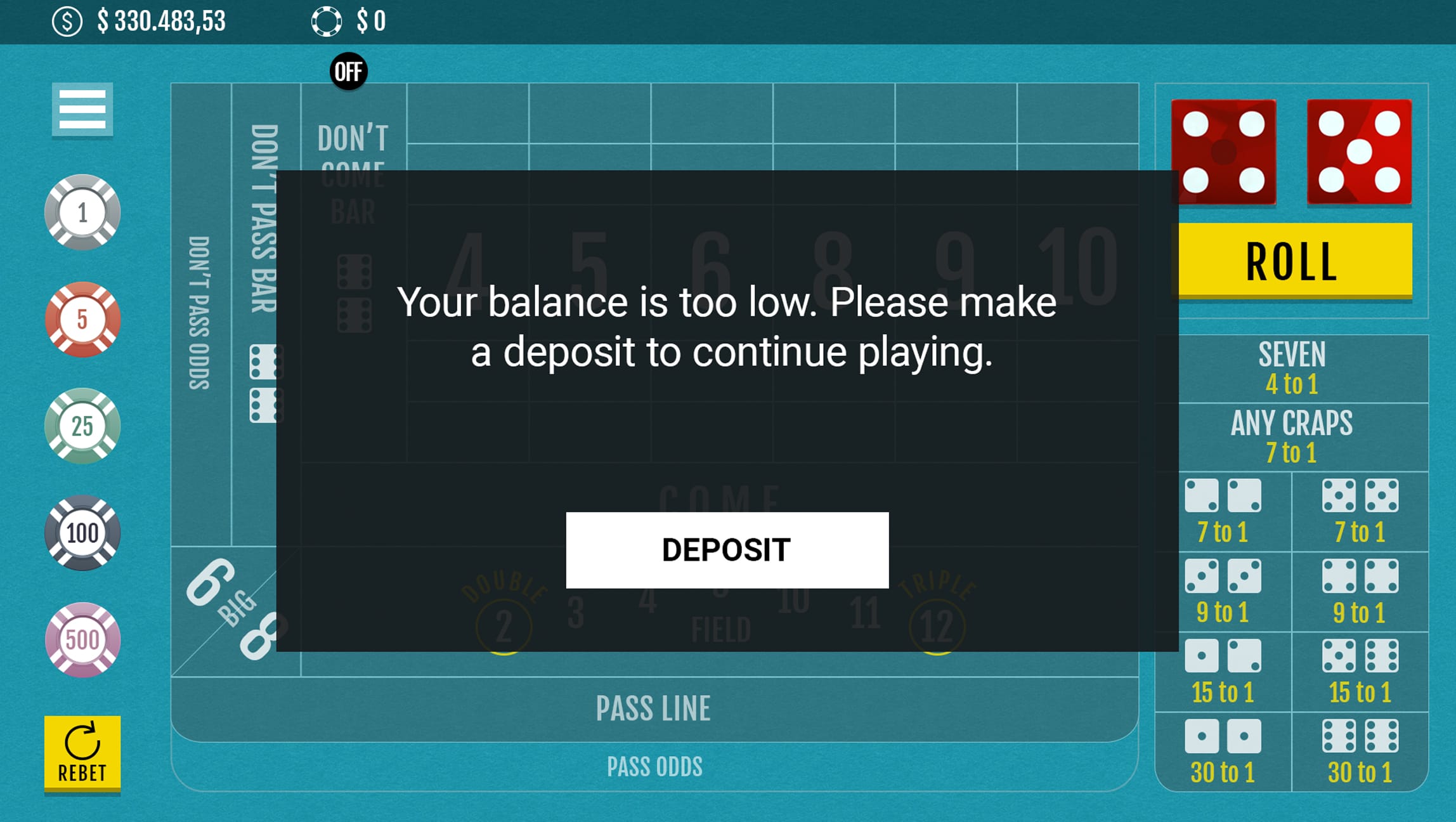craps