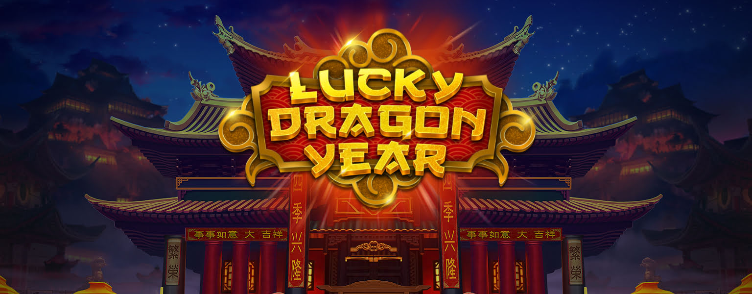 Lucky dragon year logo