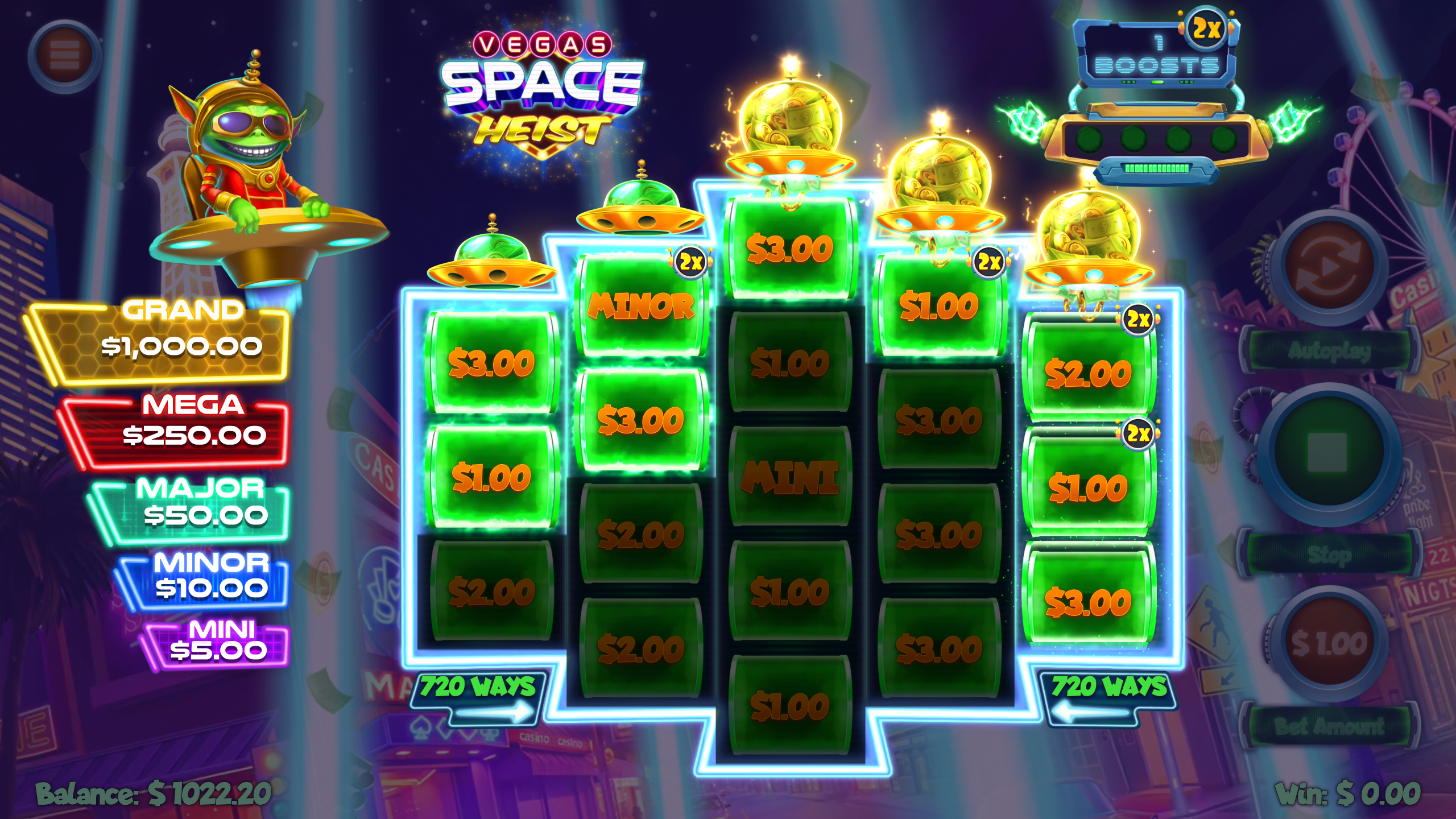 Vegas Space Heist Online Slot
