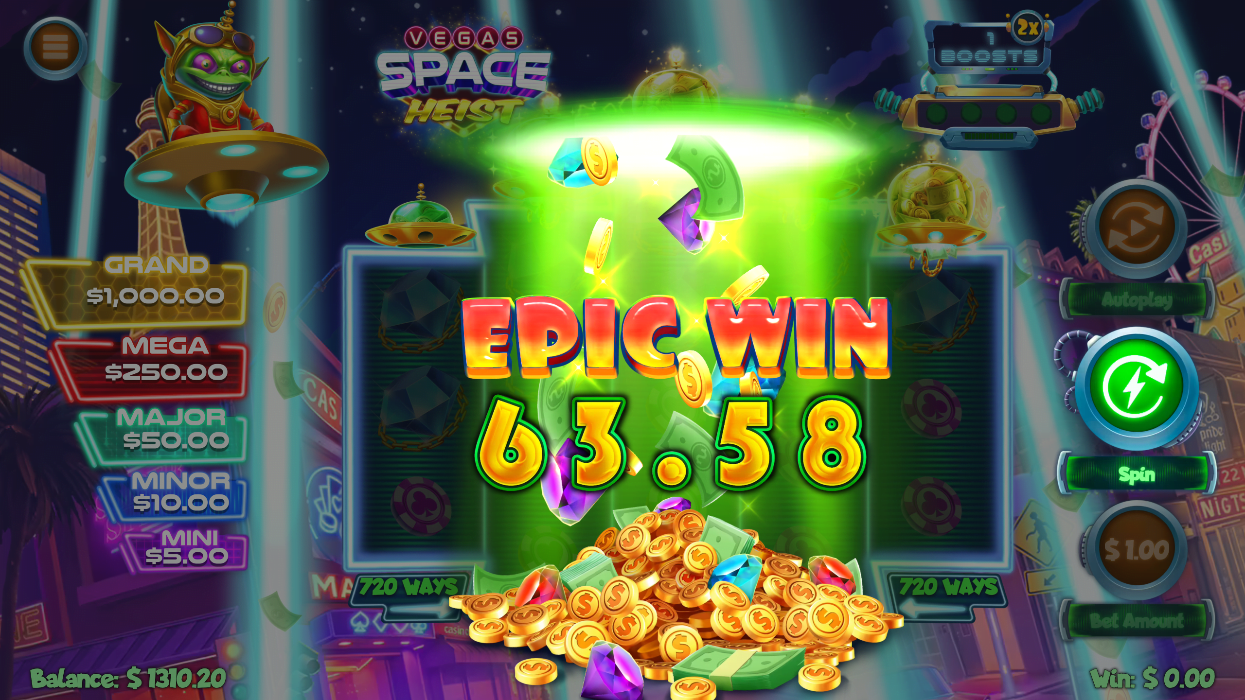 Vegas Space Heist Online Slot