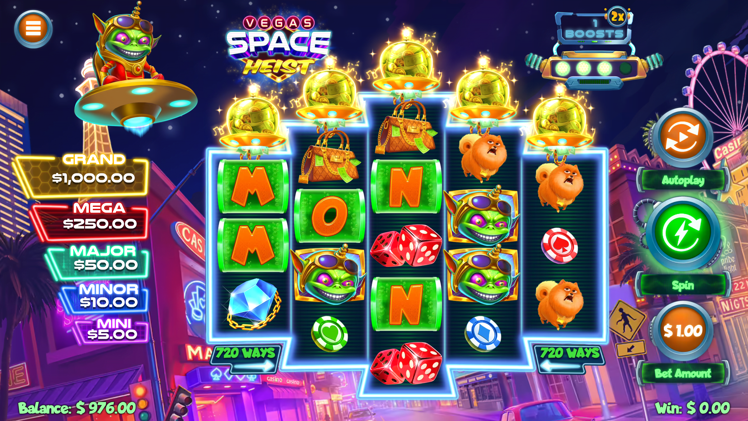 Vegas Space Heist Online Slot