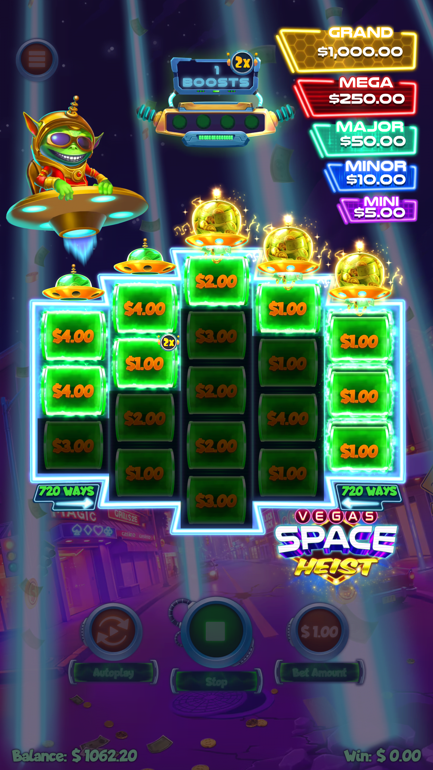 Vegas Space Heist Online Slot